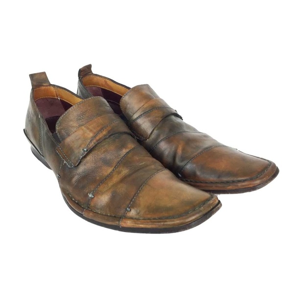 Mark Nason Other - Mark Nason Rock Never Dies Brown Leather Shoes 9.5